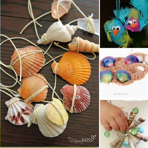 13 Easy Seashell Crafts for Kids to Preserve Those Summer Memories Forever! | Seashell crafts ...