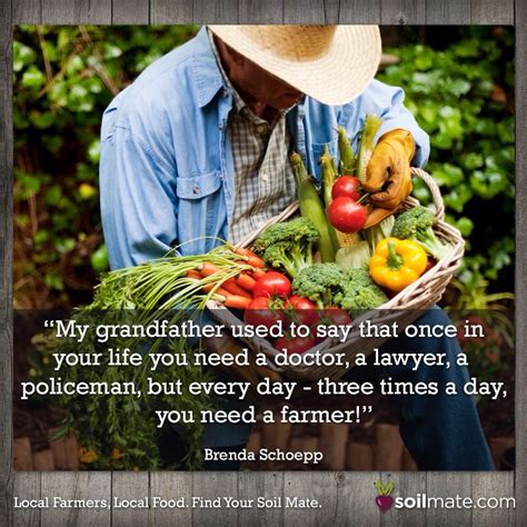 We sure do! #foodquotes #farmer #supportyourfarmer #eatlocal | Healthy ...