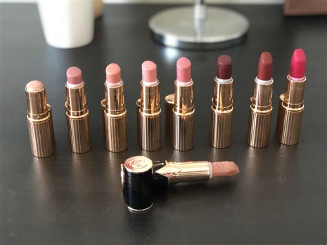 Charlotte Tilbury lipsticks, from most to least used. : r/makeupflatlays