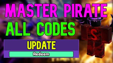 ALL Master Pirate CODES | Roblox Master Pirate Codes (July 2023) - YouTube