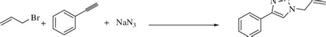 Scheme 2 Model reaction with 1a, 2a and sodium azide | Download ...