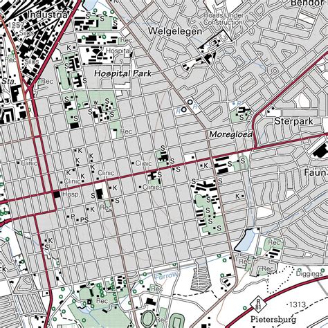 2329CD POLOKWANE Map by Chief Directorate: National Geo-spatial Information | Avenza Maps