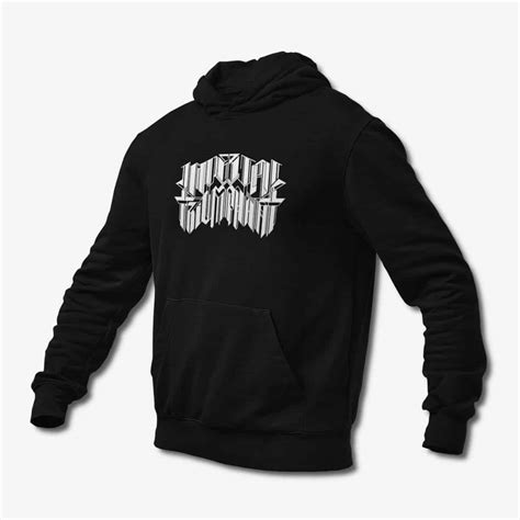 Imperial Triumphant Hoodie, Imperial Triumphant Logo Black Hoodie, Technical Black Metal ...