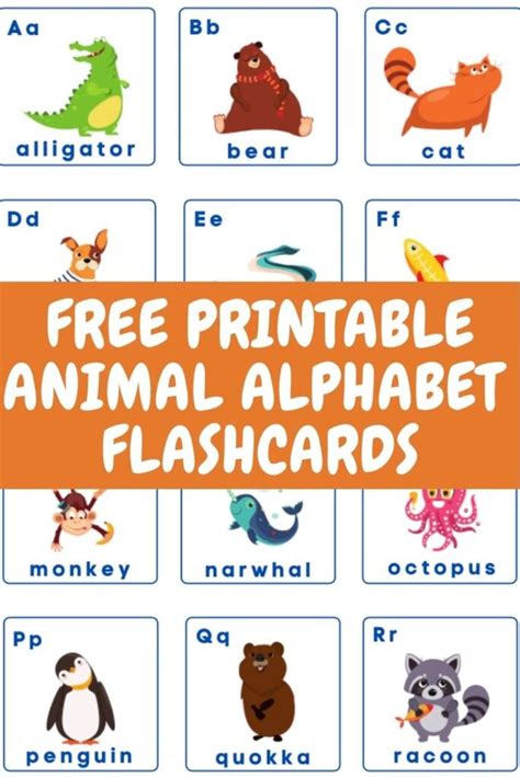 Free Alphabet Flash Cards - Download and Print - Thrifty Jinxy