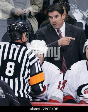 Carolina Hurricanes coach Peter Laviolette addresses a joint session of the North Carolina ...