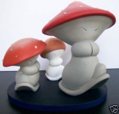 Disney Fantasia MUSHROOMS Statue Figurine ONE OF A KIND | #42106968