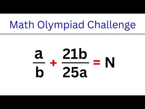 You Should Try This Amazing Math Olympiad Problem | Number Theory | Mathematics - YouTube | Math ...