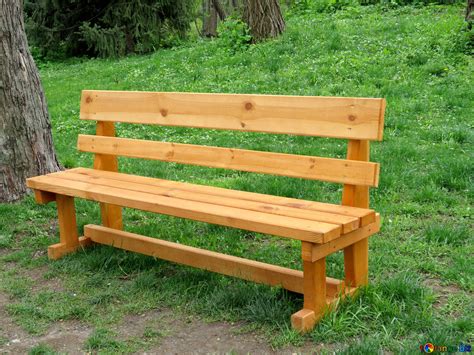 Wooden bench free image - № 31333