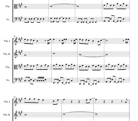 Love me like you do Sheet music - Ellie Goulding - for String Quartet