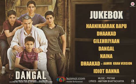 Dangal Full Audio Jukebox | Ft. Aamir Khan With His Onscreen Daughters