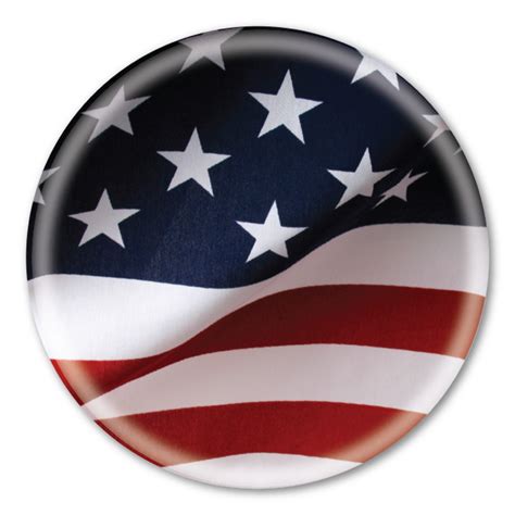 American Flag Circle Button | Magnet America