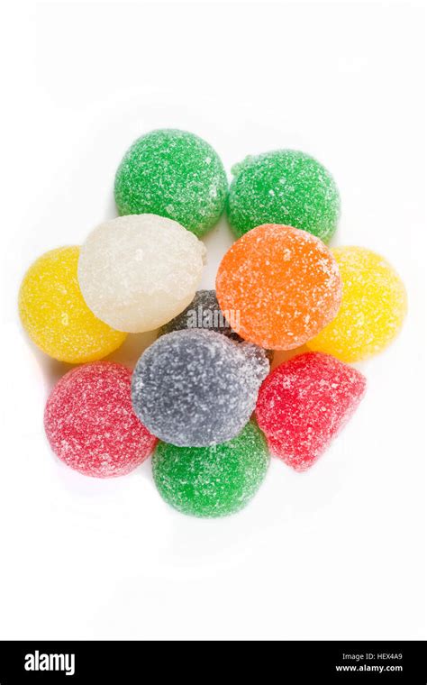 Gum drops isolated on white background Stock Photo - Alamy