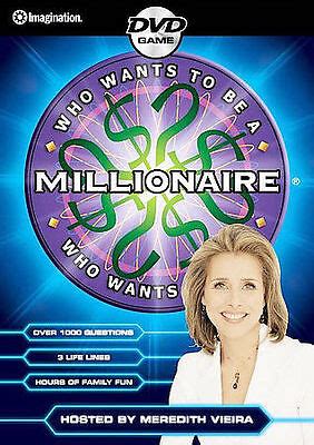 Who Wants To Be A Millionaire DVD Game with Meredith Vieira Pre-oiwned ...