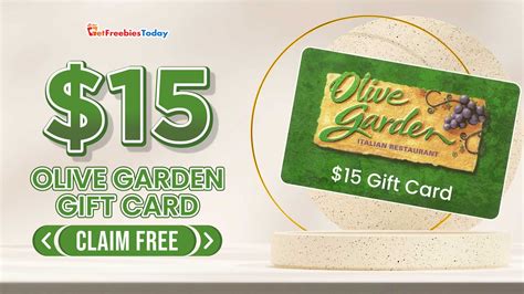 Free $15 Olive Garden Gift Card | GetFreebiesToday.com