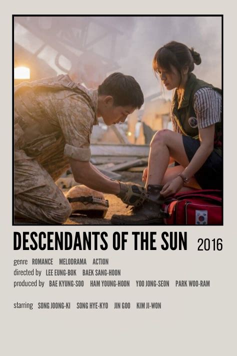 descendants of the sun poster - Joseph Grant