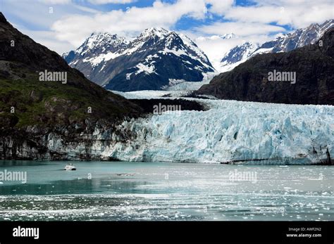 The Margerie Glacier and Mount Fairweather in Glacier Bay National Park Alaska USA Stock Photo ...