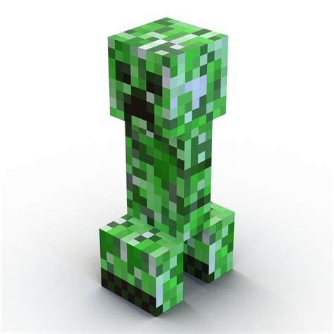 3d minecraft creeper