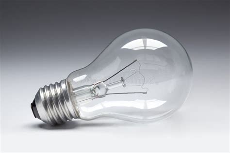 Clear Glass Lightbulb Royalty Free Stock Image - Image: 12615896