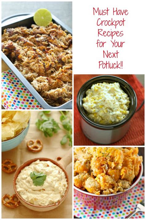 Delicious Slow Cooker Dishes for your Next Potluck!!