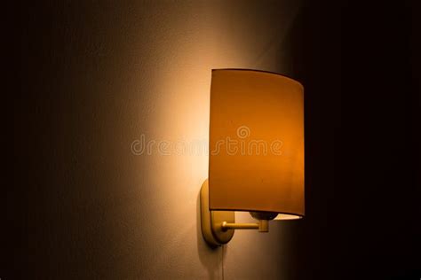 Bedroom wall lamp stock photo. Image of home, hanging - 56390994