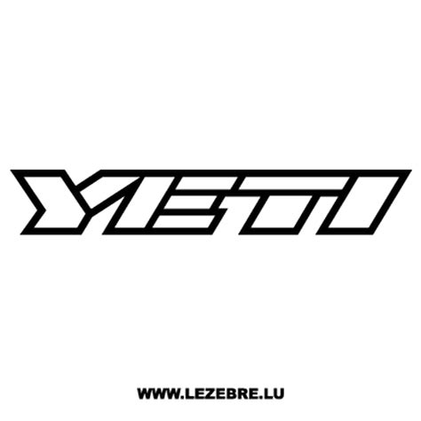 Sticker autocollant Yeti Logo