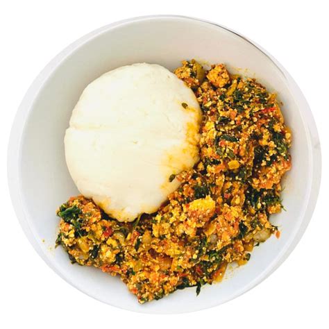 Egusi Soup with Fufu (Pounded Yam) – Naijastic Kitchen