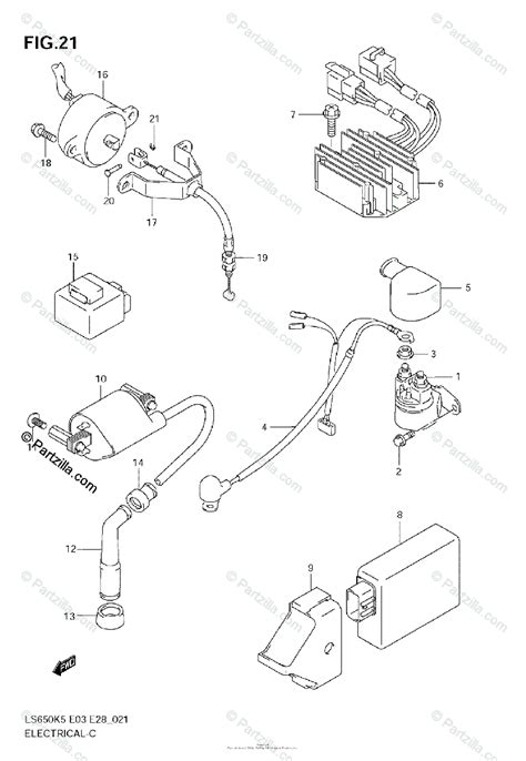 Suzuki Motorcycle 2009 OEM Parts Diagram for ELECTRICAL | Partzilla.com