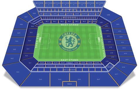 Seating Plans | Official Site | Chelsea Football Club