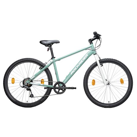 Buy Adult Leisure MTB Cycle Rockrider ST30 - Mint & White Online ...