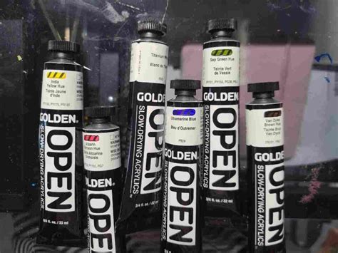 My Golden Open Acrylics Review With Painting Test | Acrylic Painting School