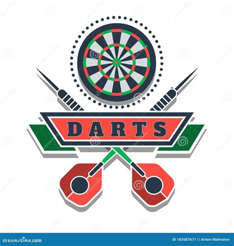 Darts Tournament Or Club Logo Vector Illustration | CartoonDealer.com ...