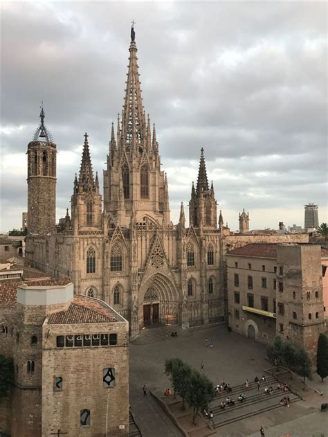 Barcelona Cathedral in the Gothic Quarter | Gothic cathedral, Cathedral, Barcelona cathedral