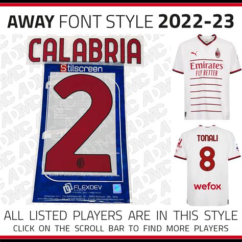 2022/23 AC Milan Away Kits - ADMC LLC