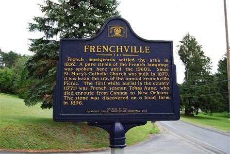 Frenchville Historical Marker