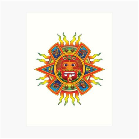 Mayan Sun God Art Prints | Redbubble