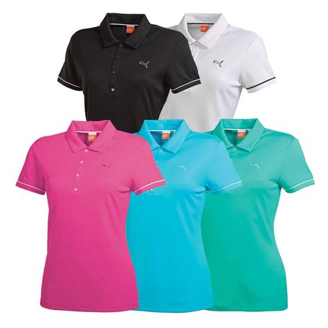 Women's PUMA Golf Tech Polo Golf Shirt - Discount Women's Golf Polos ...