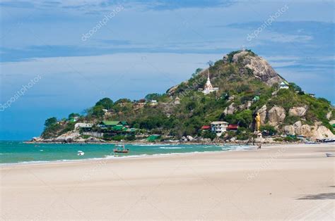 Hua Hin beach,Thailand — Stock Photo © hinnamsaisuy #4044267