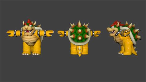 The Bowser Empire Bowser 3D Model by DallasLeeLong on DeviantArt