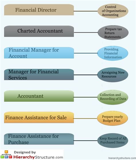 Financial Department Hierarchy | Hierarchy Structure