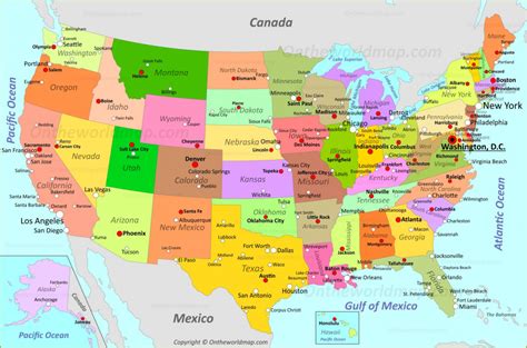 Map Of 52 States In Usa Printable - Printable US Maps