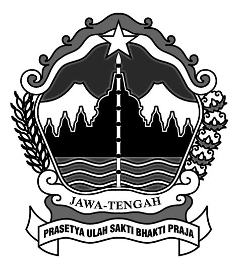 Logo Provinsi Jateng Jawa Tengah Hitam Putih HD – BAPPEDA Provinsi Jawa ...