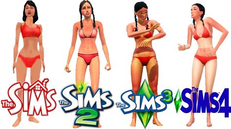 ♦ Sims 1 - Sims 2 - Sims 3 - Sims 4: Beach and Ocean - Evolution - YouTube