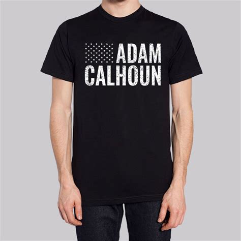 American Flag Adam Calhoun Merch Shirt Cheap | Made Printed