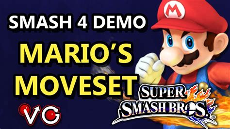 Smash 4 Demo - Mario's Moveset - SSB3DS - SSB4 - SSBU - Smash For Wii U ...