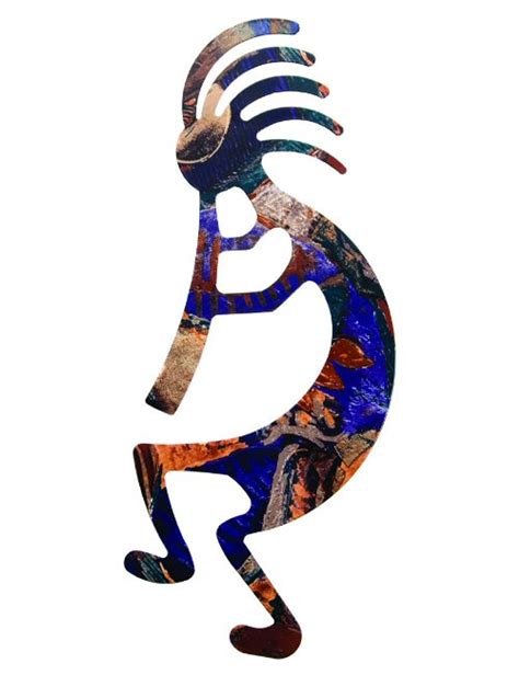 12" Kokopelli Metal Wall Art - Southwest Wall Decor - Lazart