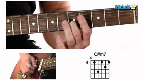 How to Play a C Sharp Minor Seven (C#m7) Chord on Guitar - YouTube