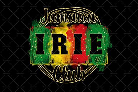 Jamaica Irie Club, Jamaican Vacation Clipart, Rasta PNG, Jamrock, Caribbean, Family Vacation ...