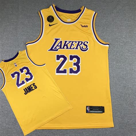 Camiseta LeBron James #23 Los Angeles Lakers Amarillo ⋆ MiCamisetaNBA