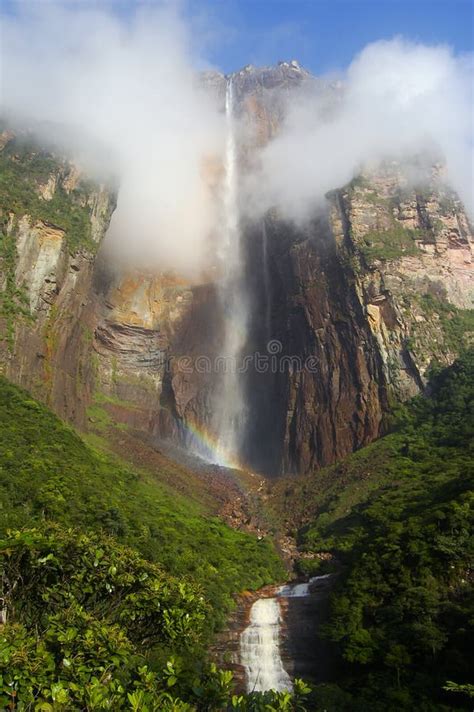 Angel Falls - Venezuela stock photo. Image of rock, forest - 38496094