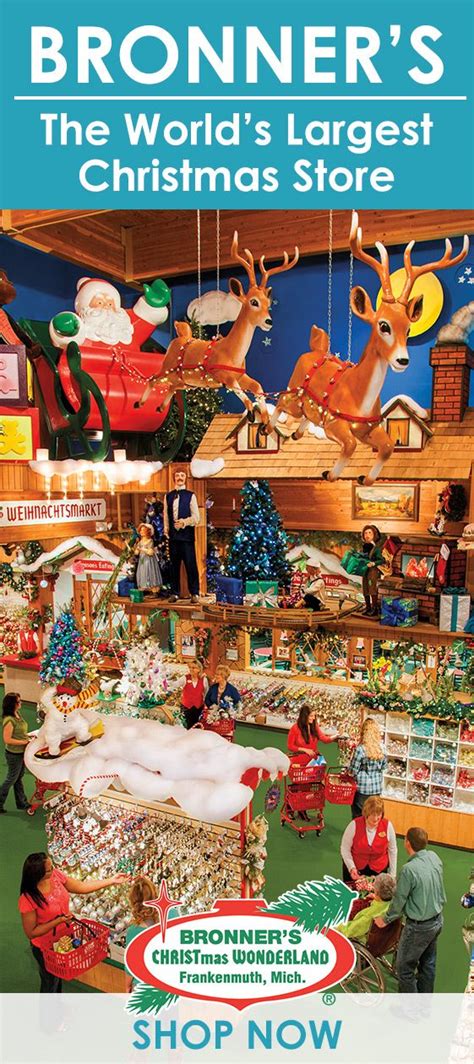 Bronner's features a fantastic selection of Christmas ornaments, trims, trees, Christmas lights ...